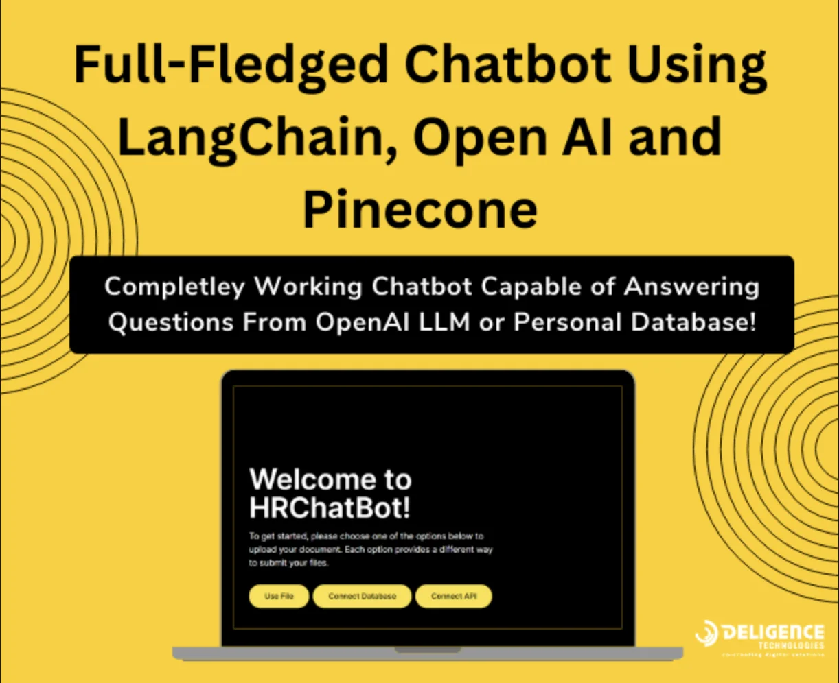 Screenshot of Enterprise Chatbot with LangChain